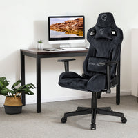 White_leather_chair_gaming_with_padded_backrest_for_comfortable_gaming_sessions