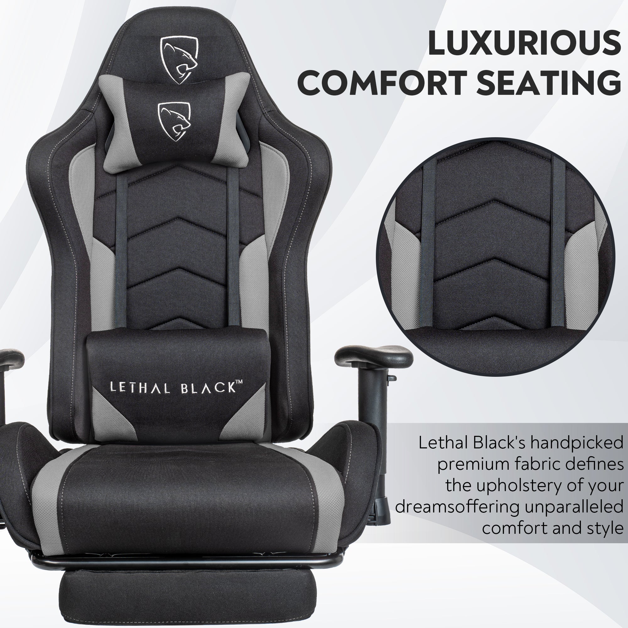 Titan Series Ergonomic Gaming Chair seat and backrest view