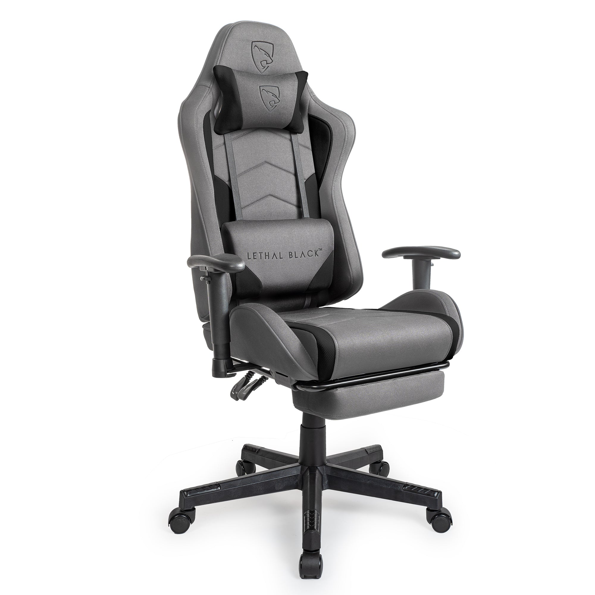 Titan Series Grey Ergonomic Gaming Chair Front view